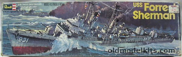 Revell 1/320 USS Forrest Sherman, H463 plastic model kit